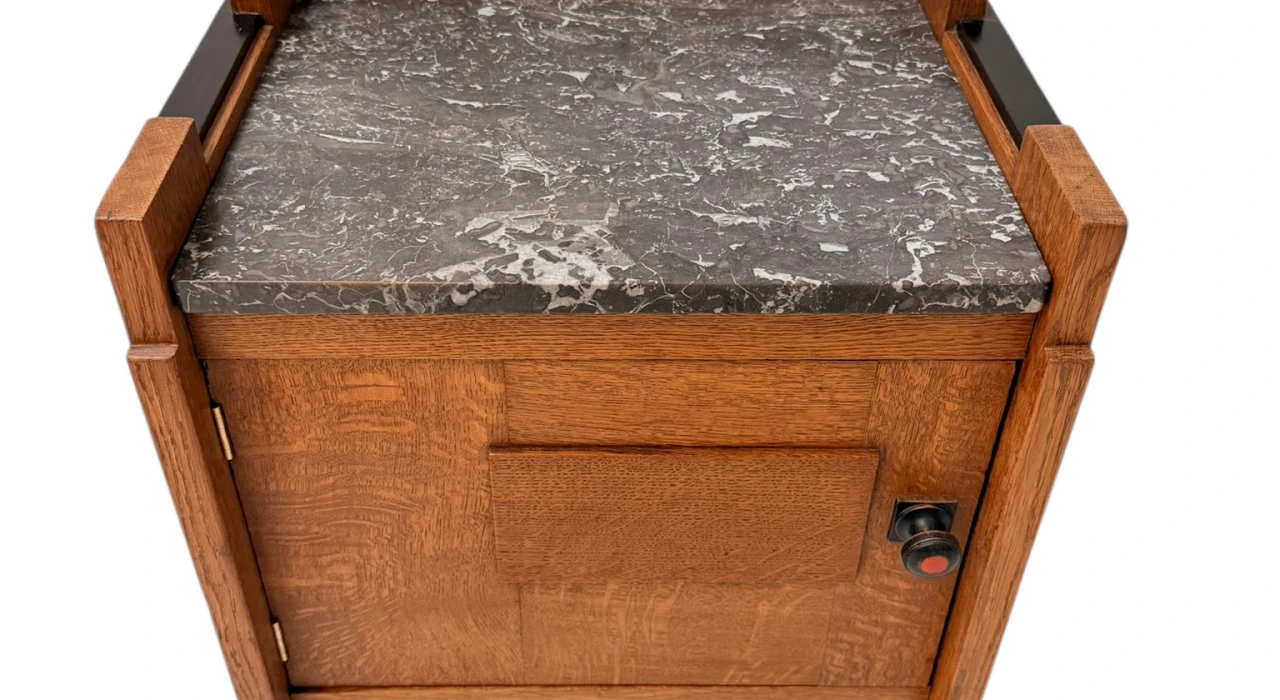 Art Deco Modernist Nightstand or Bedside Cabinet, 1920s